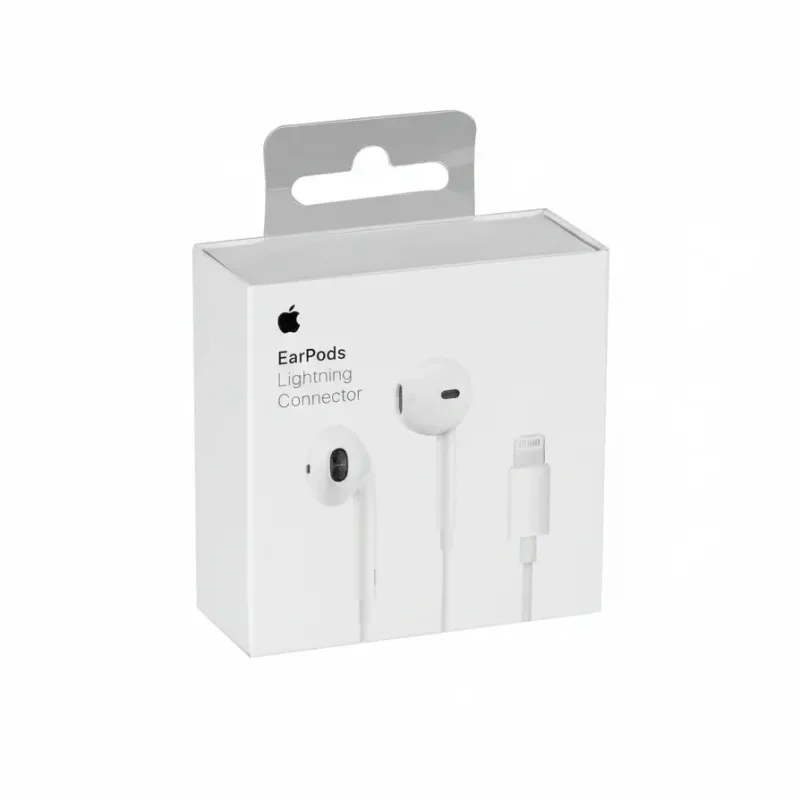 Дротові навушники Apple EarPods з роз'ємом Lightning Connector (білі)