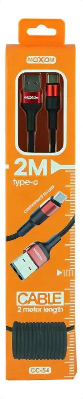 Кабель MOXOM CC-54 USB to Type-C 2m