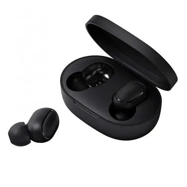 Бездротові навушники Xiaomi Redmi AirDots S (TWSEJ05LS) з зарядним кейсом — Чорні