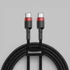 Кабель Baseus Cafule USB-C to USB-C PD 2.0 60W (1м)