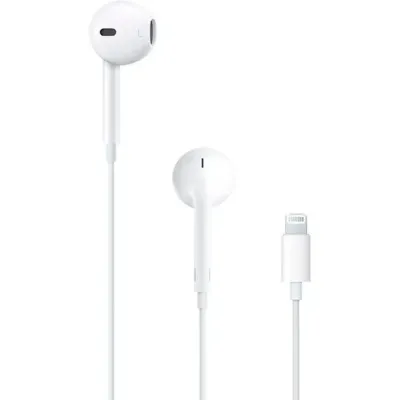 Дротові навушники Apple EarPods з роз'ємом Lightning (MMTN2) — Білі