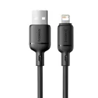 Кабель Baseus Silky USB-A to Lightning (2.4A), 1 метр