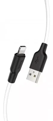 Кабель Hoco X21 Plus Silicone USB to Lightning 2.4A 2m