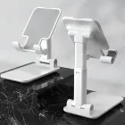 Універсальна настільна підставка для смартфона та планшета (Біла)