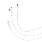 Дротові навушники XO EP79 Lightning (iP Earphone) з мікрофоном та пультом — Білі