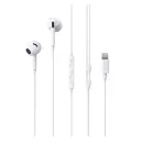 Дротові навушники XO EP79 Lightning (iP Earphone) з мікрофоном та пультом — Білі