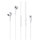 Дротові навушники XO EP79 Lightning (iP Earphone) з мікрофоном та пультом — Білі