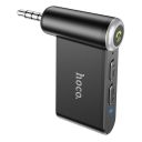 Bluetooth-адаптер hoco. E58 In-Car AUX Wireless Receiver (Bluetooth 5.0, 3.5 мм, 8 год роботи) — Чорний