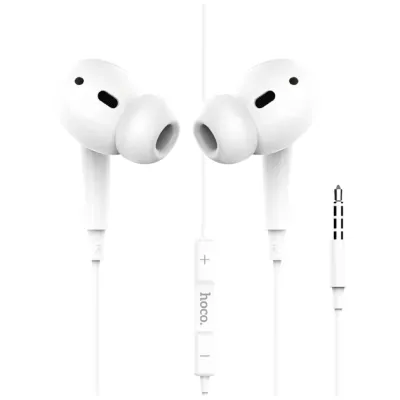 Дротові навушники з мікрофоном Hoco M1 Pro (3.5mm Jack) White