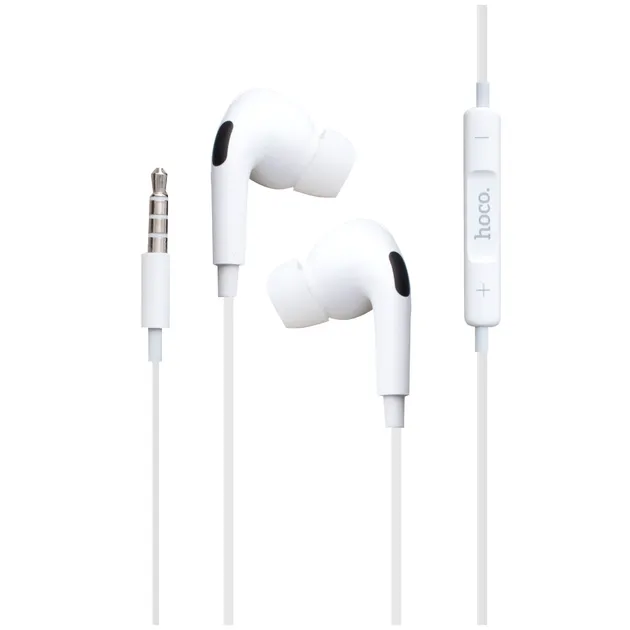Дротові навушники з мікрофоном Hoco M1 Pro (3.5mm Jack) White