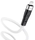 Кабель Hoco X53 Silicone USB-A -  MicroUSB 2.4A 1m White(зас.тов.)