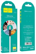 Кабель Hoco X53 Silicone USB-A -  MicroUSB 2.4A 1m White(зас.тов.)