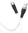Кабель Hoco X53 Silicone USB-A -  Lightning 2.4A 1m White
