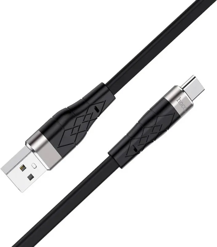 Кабель Hoco X53 Silicone USB-A - Type-C 3A 1m Black