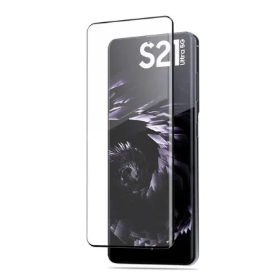 Захисне скло 3D UV Full Glue для Samsung Galaxy S21 Ultra