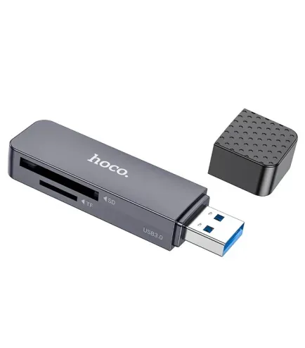 Картридер MicroSD/SD HOCO HB45 Black