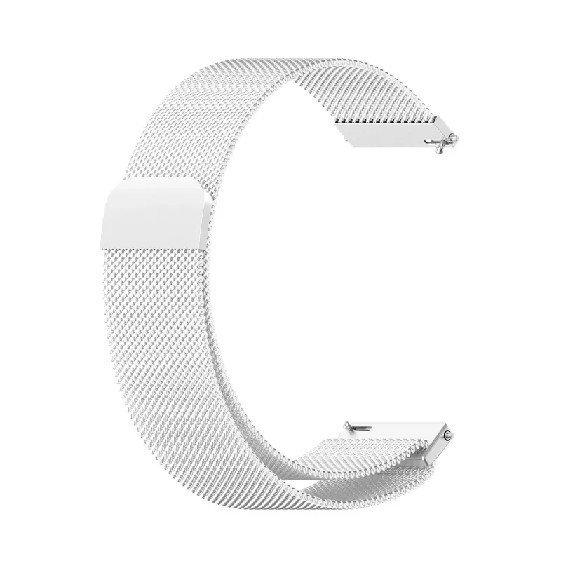 Металевий ремінець Milanese Loop для смарт-годинників 22мм Silver