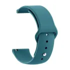 Силіконовий ремінець 22mm Blue Green