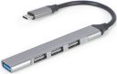 Універсальний USB-C хаб 4-in-1 (Type-C to USB 3.0 / USB 2.0 / USB-C для Macbook та смартфонів)