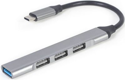 Універсальний USB-C хаб 4-in-1 (Type-C to USB 3.0 / USB 2.0 / USB-C для Macbook та смартфонів)