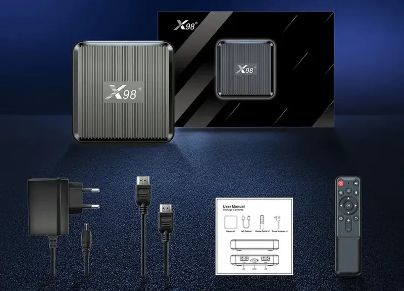 Смарт ТВ приставка X98Q Android 11 2/16Gb