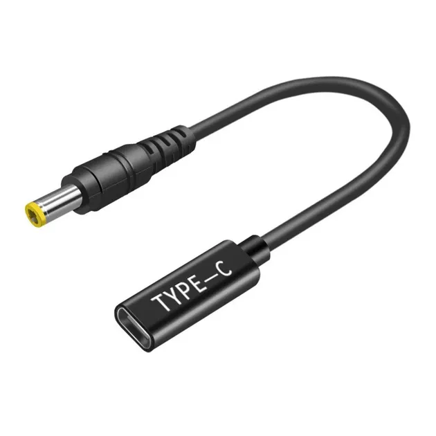 Перехідник PD Type-C (гніздо) — 5.5/2.5 (штекер) 65W