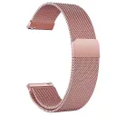 Металевий ремінець Milanese Loop для смарт-годинників 20мм Pink