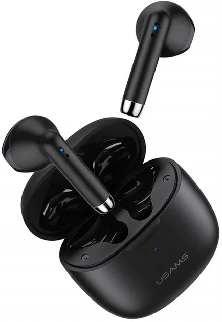 Бездротові навушники USAMS IA04 TWS Earbuds IA Series (Bluetooth 5.3) — Чорні