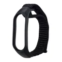 Текстильний ремінець для Xiaomi Mi Band 3/4/5/6/7 Black