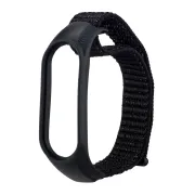 Текстильний ремінець для Xiaomi Mi Band 3/4/5/6/7 Black