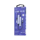 Універсальний USB-хаб 5-in-1 Remax RU-U7 (Type-C + USB 3.0 до USB 3.0 / USB 2.0 / SD / TF)