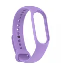 Класичний силіконовий ремінець для Xiaomi Mi Band 5/6/7 Lilac