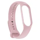 Класичний силіконовий ремінець для Xiaomi Mi Band 5/6/7 Matte Pink