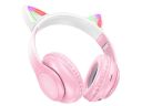 Дитячі навушники з котячими вушками HOCO Cat W42 Pink