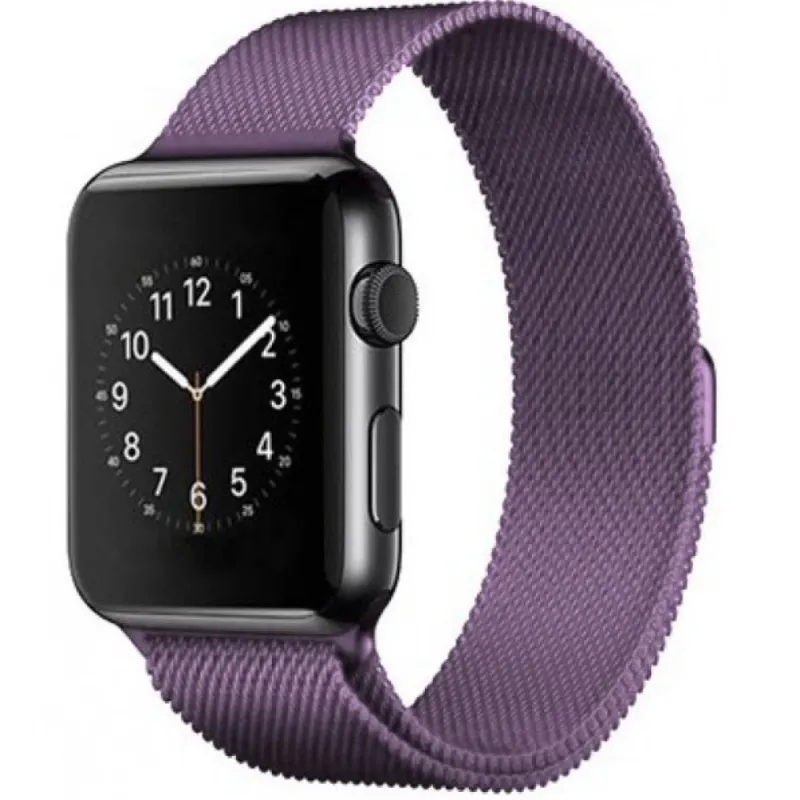 Металевий ремінець Milanese Loop для Apple Watch 38/40/41/42 mm Lilac