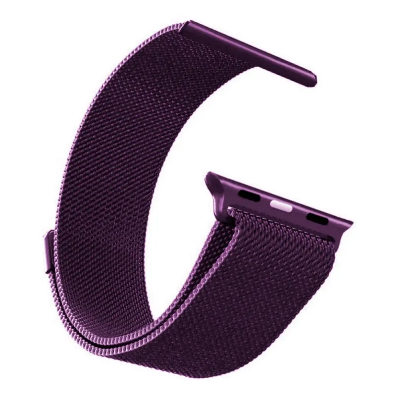 Металевий ремінець Milanese Loop для Apple Watch 38/40/41/42 mm Lilac