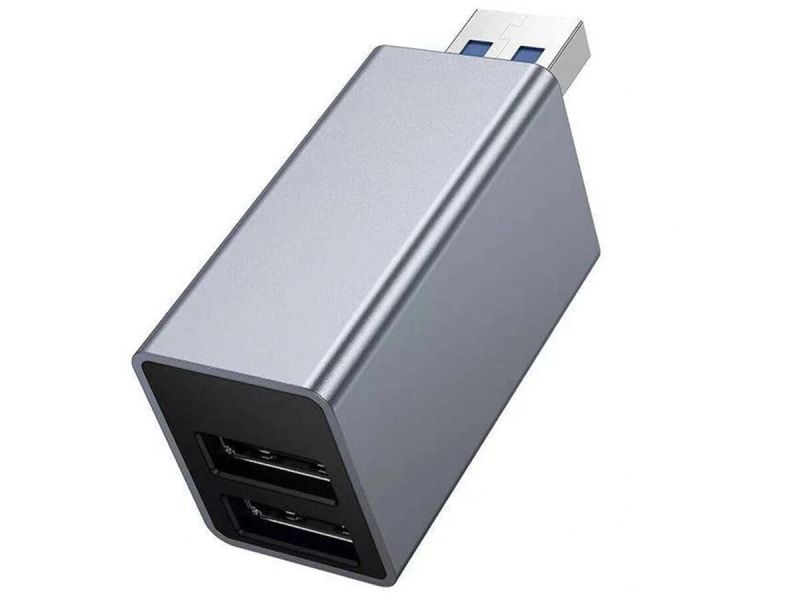 USB-конвертер (хаб) Hoco HB54 3-in-1 (USB-A to USB-A 3.0 + 2x USB-A 2.0)