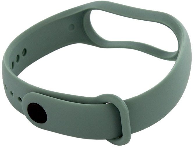 Класичний силіконовий ремінець для Xiaomi Mi Band 5/6/7 Blue Green