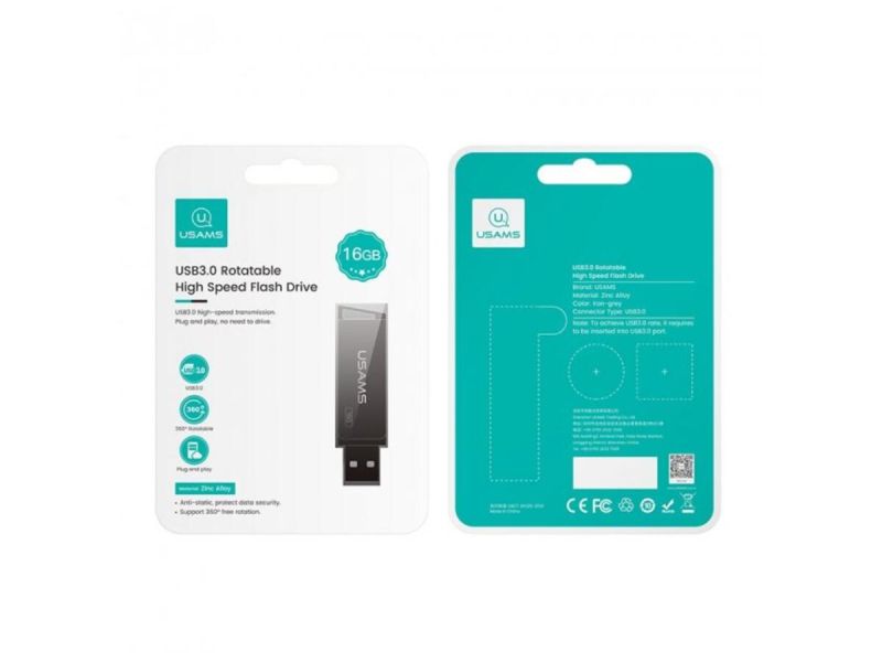 Флешка USAMS USB 3.0 Rotatable High Speed Flash Drive 16GB