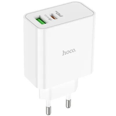 Зарядний пристрій Hoco C113A PD 65W (USB-C + USB-A) для ноутбуків та смартфонів