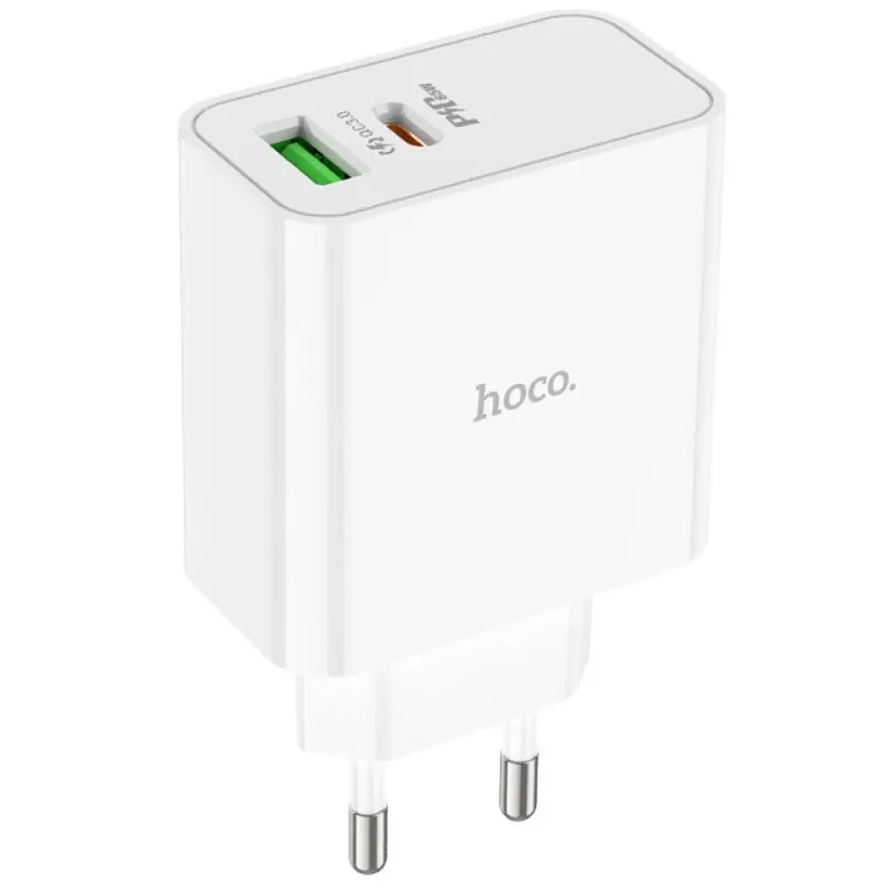 Зарядний пристрій Hoco C113A PD 65W (USB-C + USB-A) для ноутбуків та смартфонів