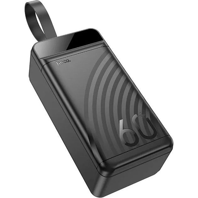 Потужний павербанк HOCO J123C 60000mAh PD20W/QC3.0 22.5W LED Black