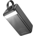 Потужний павербанк HOCO J123C 60000mAh PD20W/QC3.0 22.5W LED Black