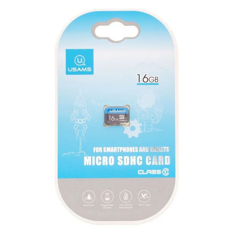 Карта пам'яті Usams 16 Gb  micro SD 10 Class