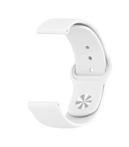 Силіконовий ремінець 22mm White
