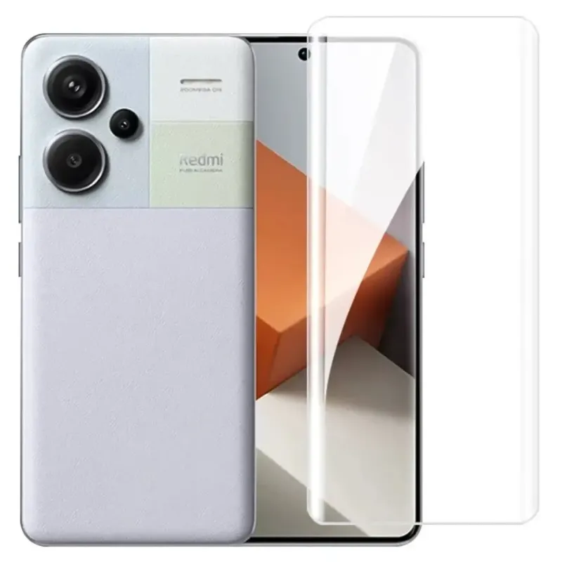 Захисне скло 3D UV Full Glue для Xiaomi Redmi Note 13 Pro Plus