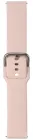 Силіконовий ремінець Soft-Touch з металевою пряжкою 20мм Pink