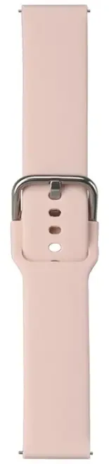 Силіконовий ремінець Soft-Touch з металевою пряжкою 20мм Pink