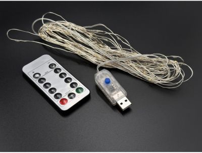 Гірлянда RGB на USB 5 метрів з пультом