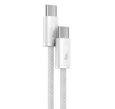 Кабель  Baseus Dynamic Series CALD000202 100W  Type-C to Type-C 1m White